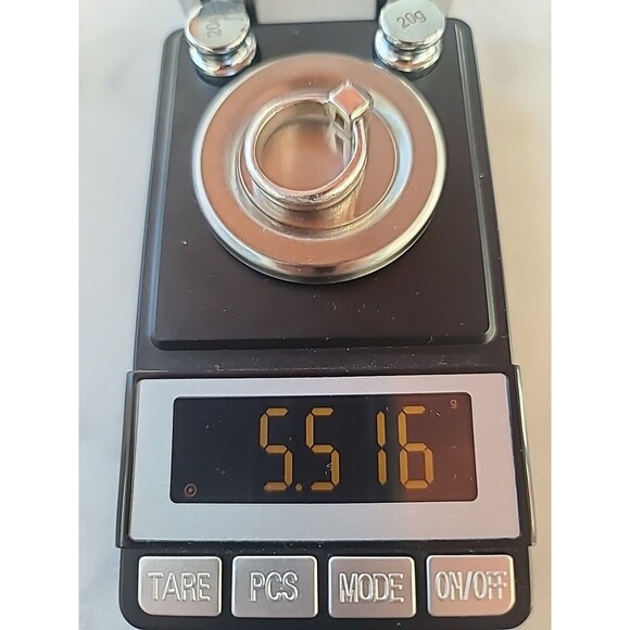 925 Sterling Silver Labradorite Ring Size US 6 Vintage - Picture 10 of 10